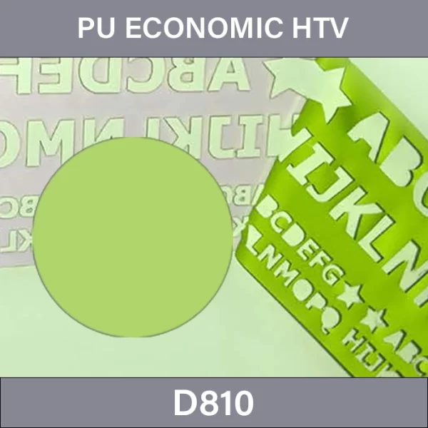 Polyurethane HTV Film –  PU Economic Heat Tranfer Vinyl D810