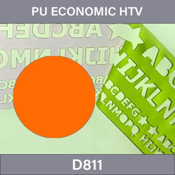 Polyurethane High Elasticity Heat Transfer Film –  PU Economic Heat Tranfer Vinyl D811