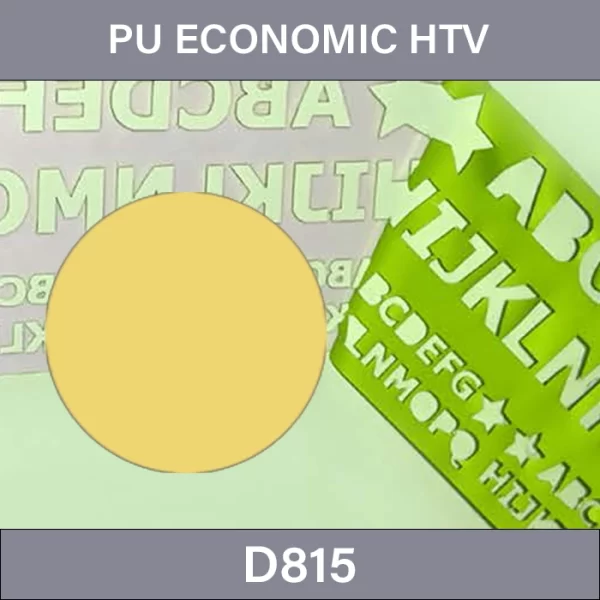 Golden Orange Polyurethane Heat Transfer Film –  PU Economic Heat Tranfer Vinyl D815