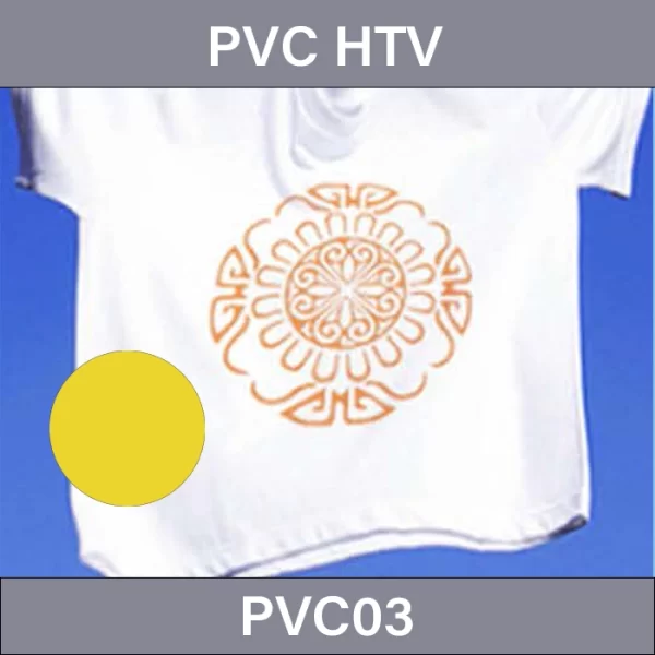 Golden Kiwi PVC HTV –  PVC Heat Transfer Vinyl PVC03