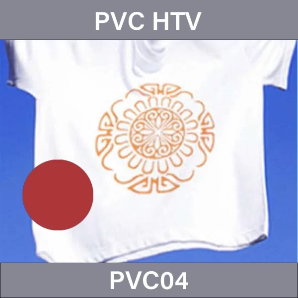 Pompeian Red PVC Heat Transfer Vinyl –  PVC Heat Transfer Vinyl PVC04