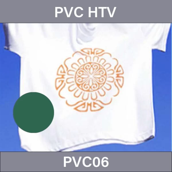 Dark Green PVC HTV –  PVC Heat Transfer Vinyl PVC06