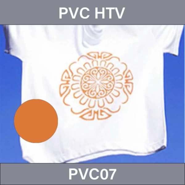 Orange Ochre PVC Heat Transfer Vinyl –  PVC Heat Transfer Vinyl PVC07