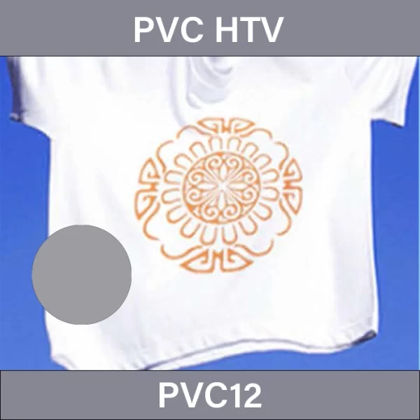 Light Gray PVC HTV –  PVC Heat Transfer Vinyl PVC12