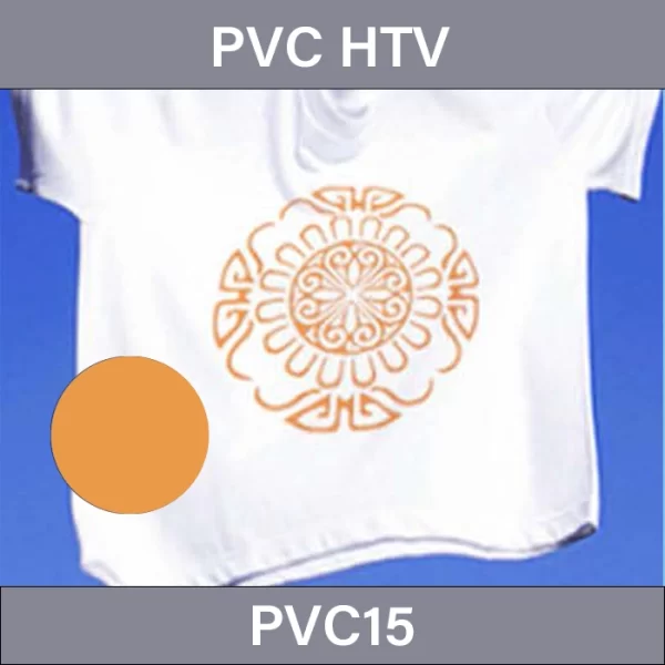 Butterscotch PVC HTV –  PVC Heat Transfer Vinyl PVC15