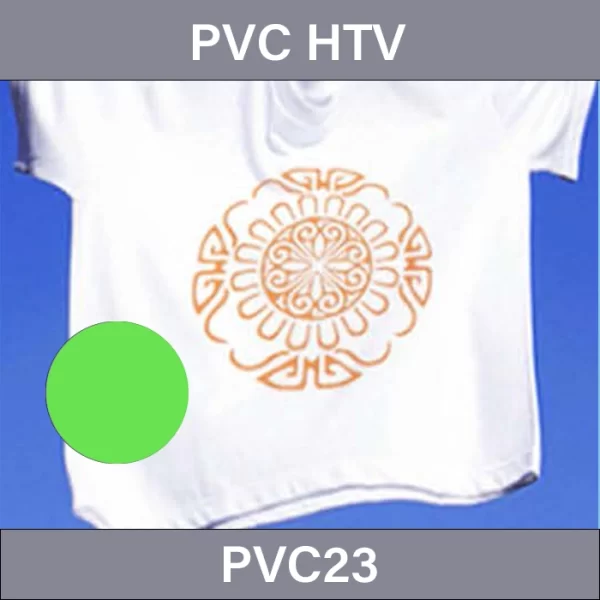 Fluorescent Green PVC HTV –  PVC Heat Transfer Vinyl PVC23