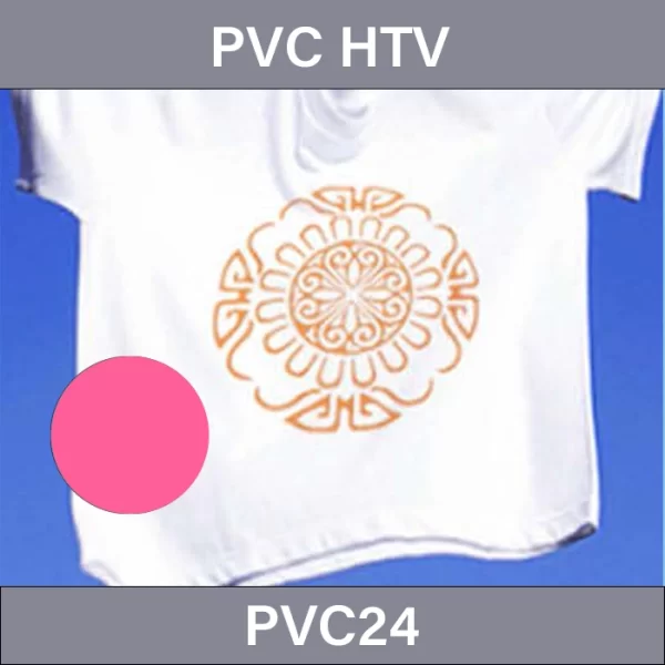 Fluorescent Pink PVC Heat Transfer Vinyl –  PVC Heat Transfer Vinyl PVC24