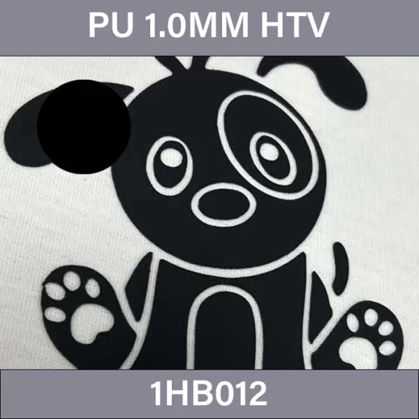 Black 3 1.0mm PU Heat Transfer Vinyl –  1.0MM Heat Transfer Vinyl 1HB012