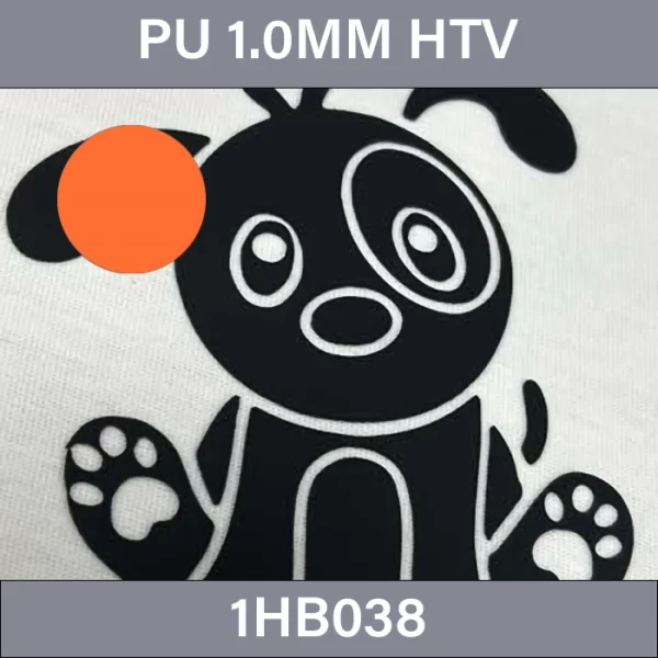 Orange Tiger 1.0mm PU HTV –  1.0MM Heat Transfer Vinyl 1HB038