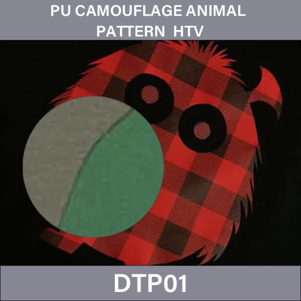 PU Camouflage Animal HTV –  PU Camouflage Animal Pattern Heat Transfer Vinyl DTP01