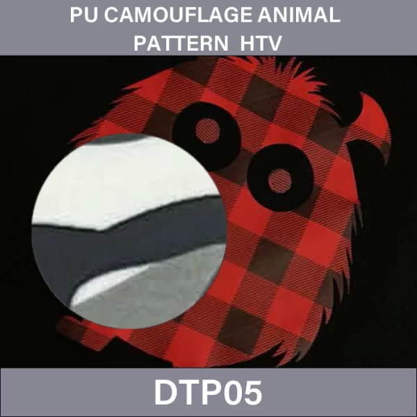 HTV PU Camouflage Animal –  PU Camouflage Animal Pattern Heat Transfer Vinyl DTP05