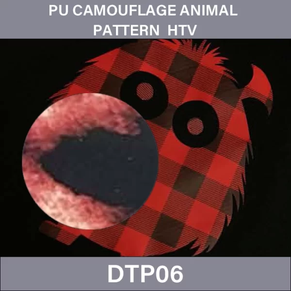 HTV Vinyl PU Camouflage Animal –  PU Camouflage Animal Pattern Heat Transfer Vinyl DTP06