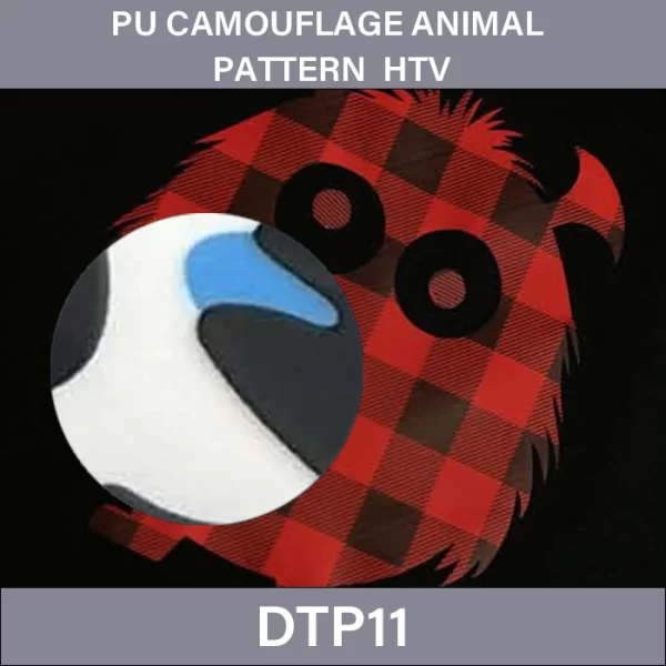 Polyurethane Camouflage Animal HTV Vinyl –  PU Camouflage Animal Pattern Heat Transfer Vinyl DTP11