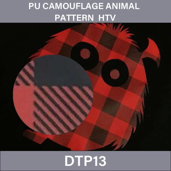 HTV Polyurethane Camouflage Animal –  PU Camouflage Animal Pattern Heat Transfer Vinyl DTP13