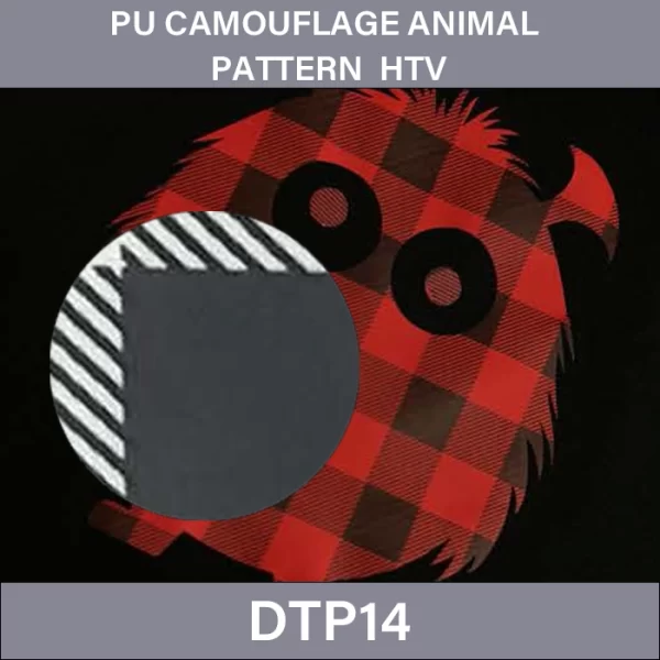 HTV Vinyl Polyurethane Camouflage Animal –  PU Camouflage Animal Pattern Heat Transfer Vinyl DTP14