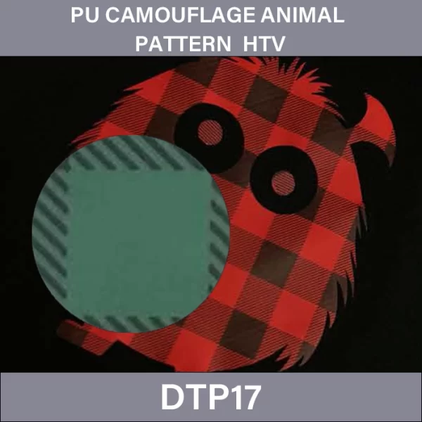 Green HTV Vinyl Polyurethane Camouflage Animal –  PU Camouflage Animal Pattern Heat Transfer Vinyl DTP17