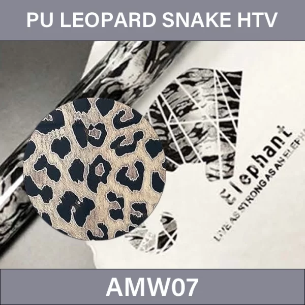 PU Leopard Snake Pattern HTV Film –  PU Leopard Snake Pattern Heat Transfer Vinyl AMW07