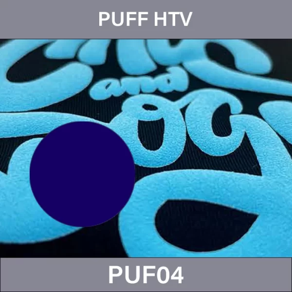 Dark Blue PUFF HTV –  PUFF Heat Transfer Vinyl PUF04