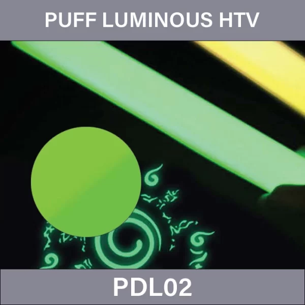 Green gradient PUFF Luminous Heat Transfer Vinyl –  PUFF Luminous Heat Transfer Vinyl PDL02