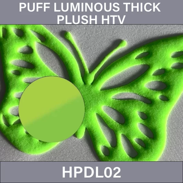 PUFF Luminous Thick Plush Heat Transfer Vinyl –  PUFF Luminous Thick Plush Heat Transfer Vinyl HPDL02