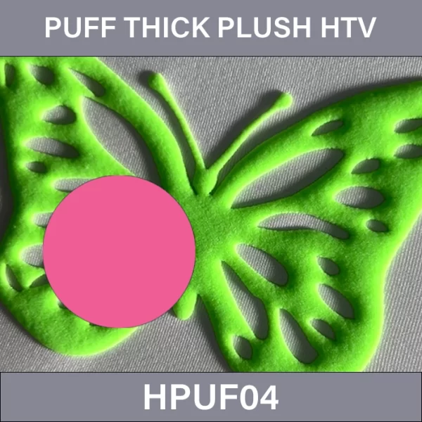 Pink PUFF Thick Plush HTV –  PUFF Thick Plush Heat Transfer Vinyl HPUF04