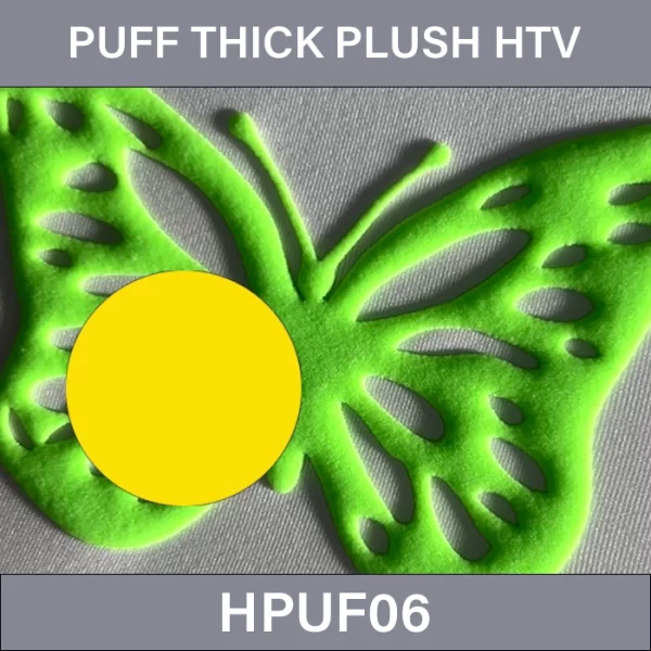 Yellow PUFF Thick Plush Heat Transfer Vinyl –  PUFF Thick Plush Heat Transfer Vinyl HPUF06