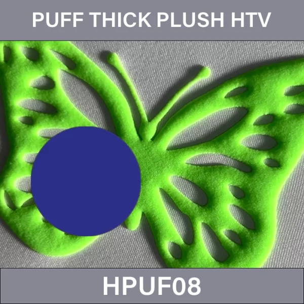 Blue PUFF Thick Plush HTV –  PUFF Thick Plush Heat Transfer Vinyl HPUF08